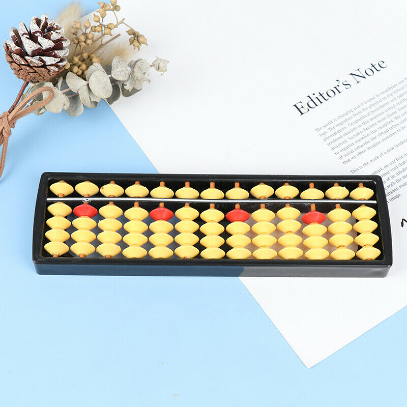 Abacus Soroban Beads Column Kid School Learning Aids Tool Math Educational T Kt
