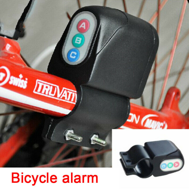 Bike Bicycle Alarm Lock Motorbike Anti-Theft Alarm Audible Loud Security .l8