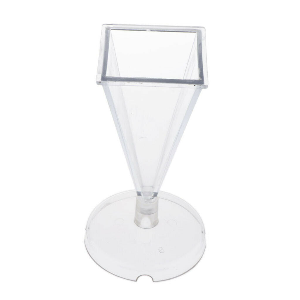 1 Piece Candle Mould Pyramid PC Plastic Material Handcraft DIY 5x5x10 cm