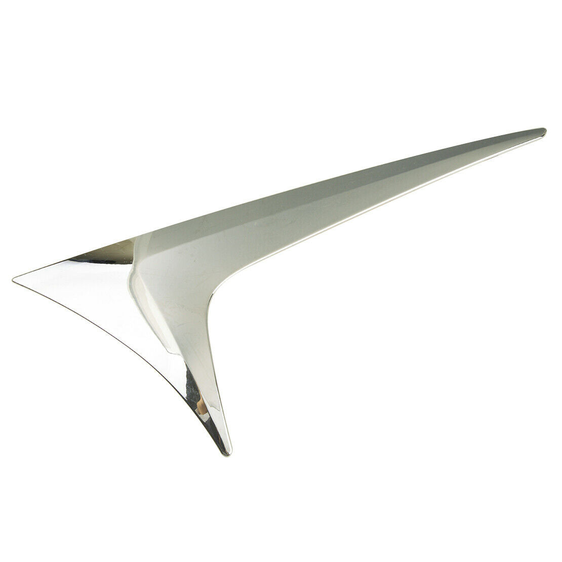 2x Fit For 2017-21 Mazda CX-5 Chrome Rear Spoiler Wing Side Window Cover Trim
