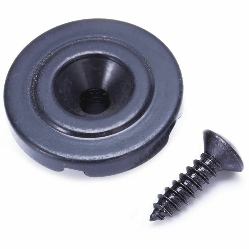 2 Pcs Golden Electric Bass Guitar St Retainers Tree Black O2T7