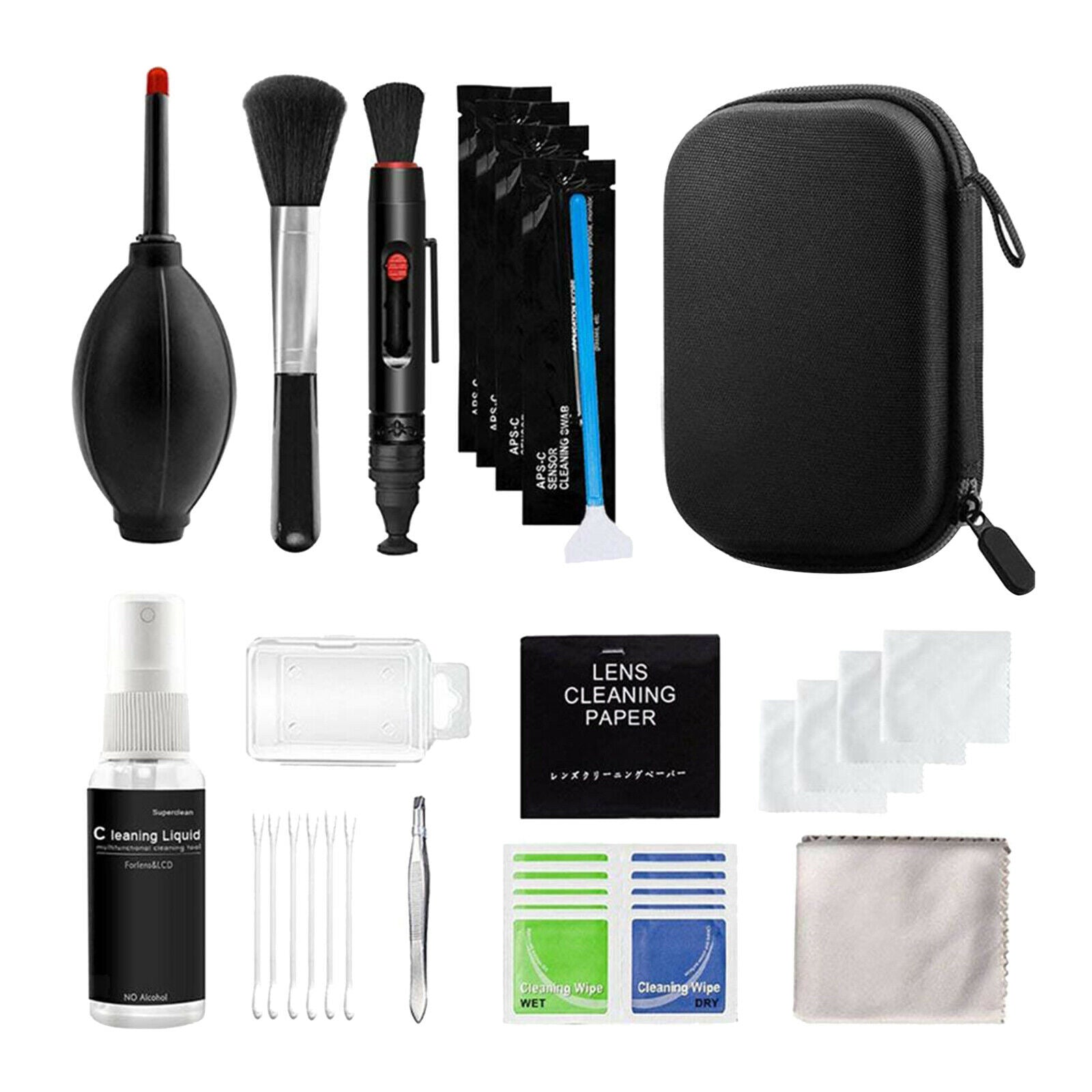 Camera Cleaning Kit for DSLR Cameras Swabs Brush APS-C From