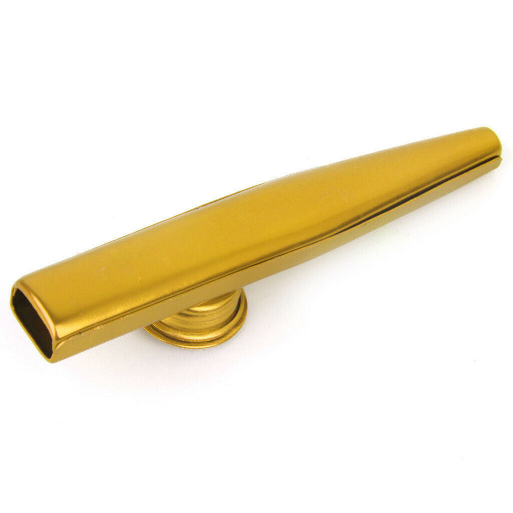 Musical Instrument Aluminium Alloy Kazoo with Diaphragm-Golden