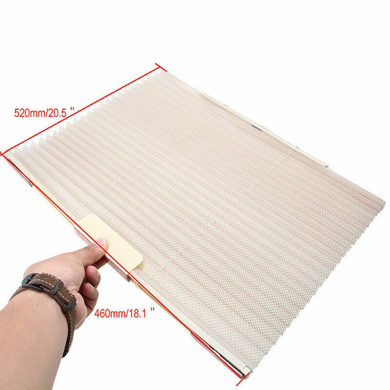 Universal Car Side Window Sun Shade Cover Visor Shield Windshield Folding Begie