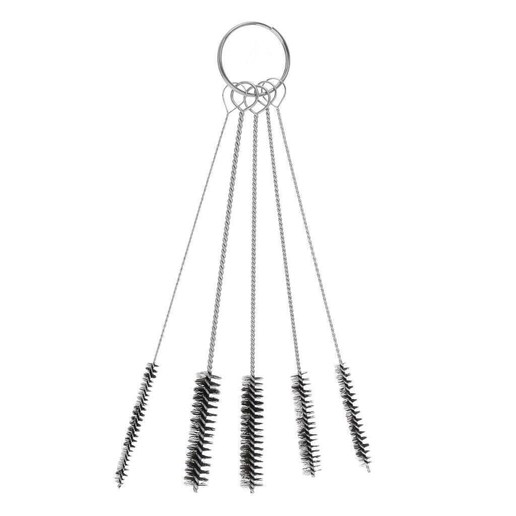 5 Pcs Drinking Straw Cleaning Brushes Set Pipe Tube Cleaner Nylon Bristles