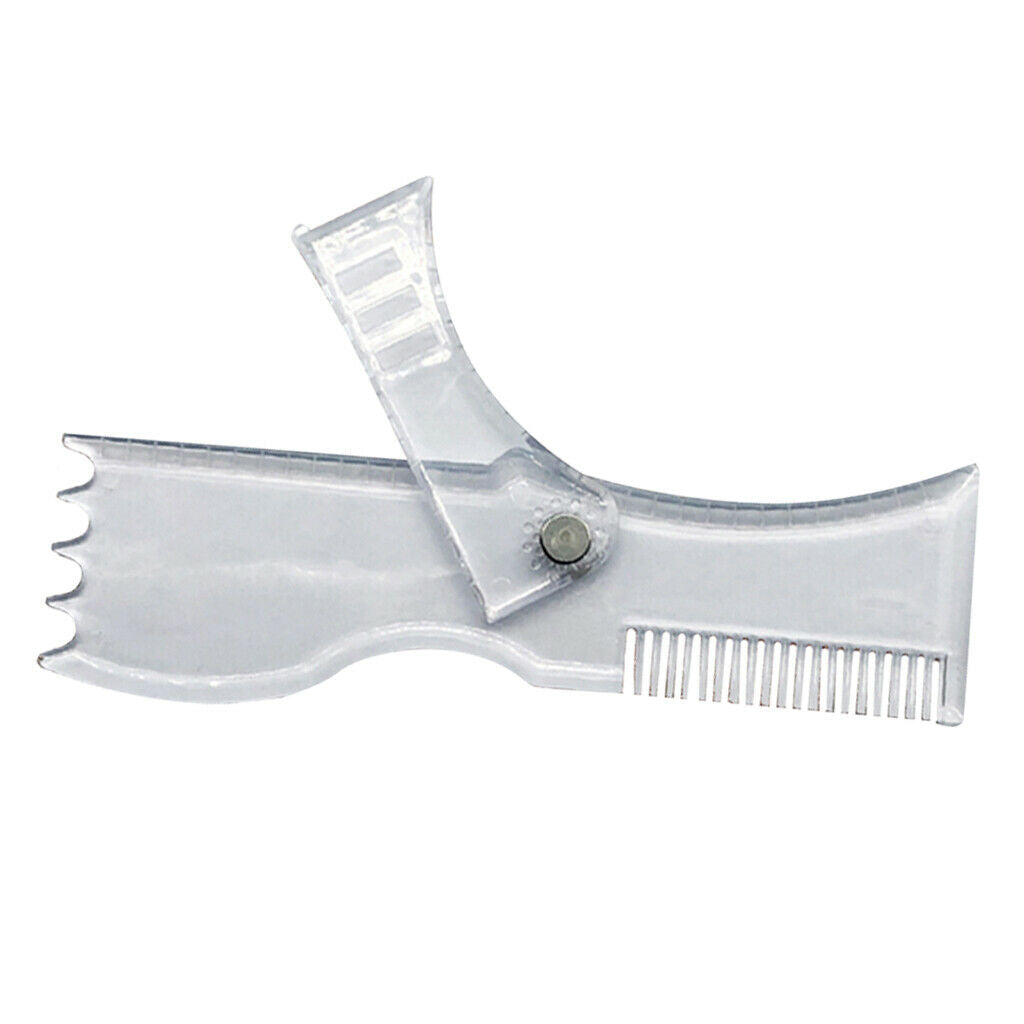 2 Pack Rotatable Beard Shaping Tool Template Guide Beard Trimmer Ruler
