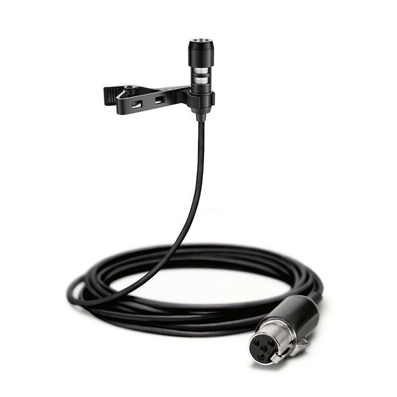 Lavalier Clip-on Lapel Microphone Mic For UHF Dual Wireless Microphone System