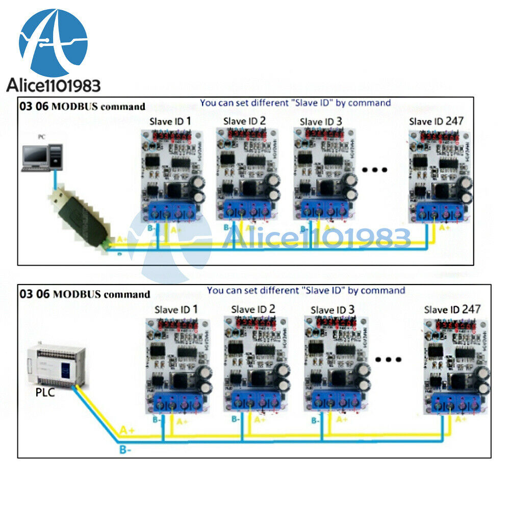 4 Channel Voltage Current Analog Acquisition RS485 Module 9V 12V 24V N4AIA04 RTU
