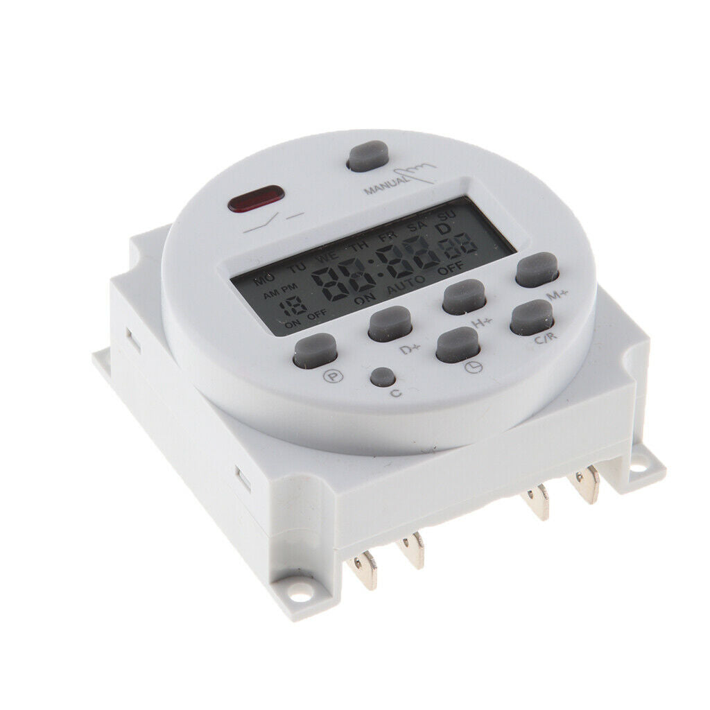Timer Relay Switch CN101A DC12V 16A Digital LCD Programmable