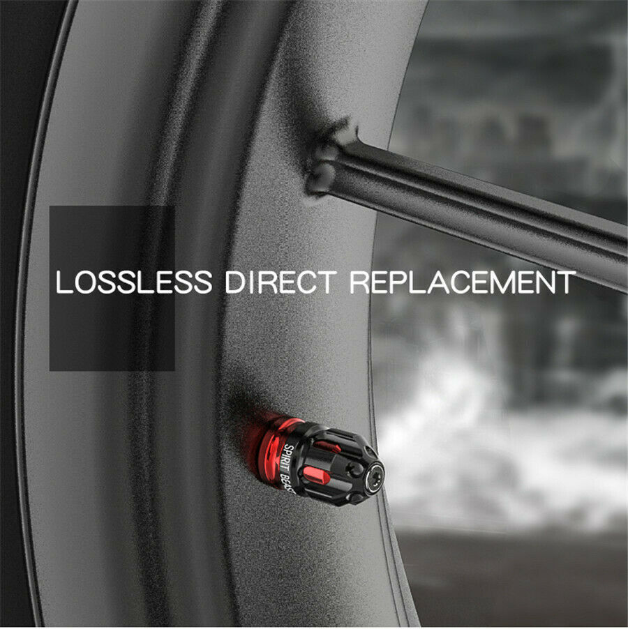 2Pcs CNC Aluminum Car Motorcycle Tire Valve Cap Cover Wheel Accessories Durable