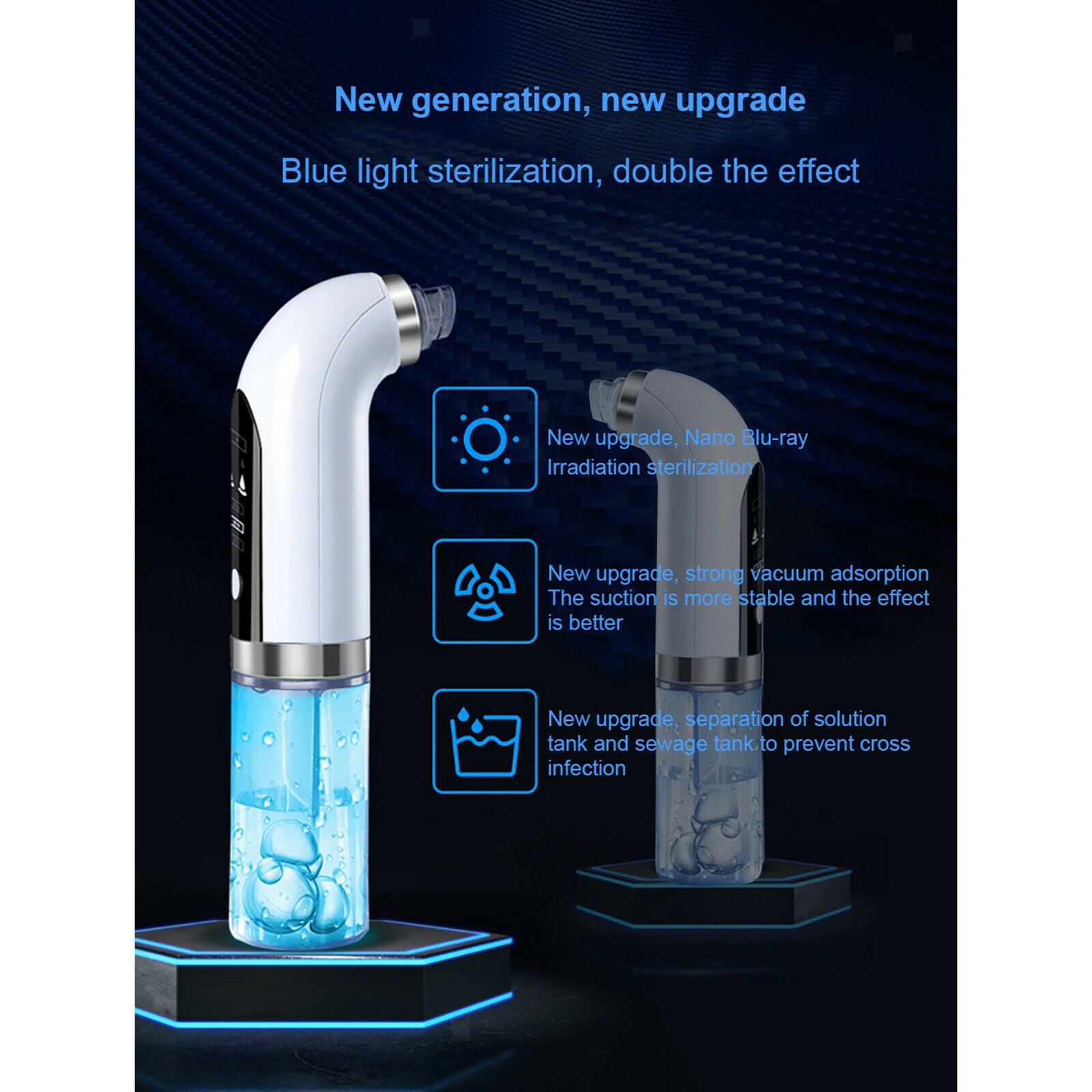 Small Bubble Electric Blackhead Remover Vacuum Cleaner Facial Skin Care