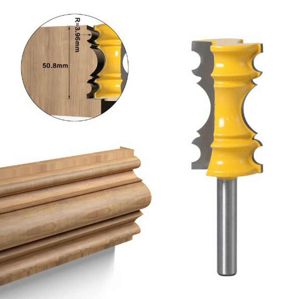 8mm Shank 2'' Cutting Length Trimming Router Bit Woodworking Milling Cutters