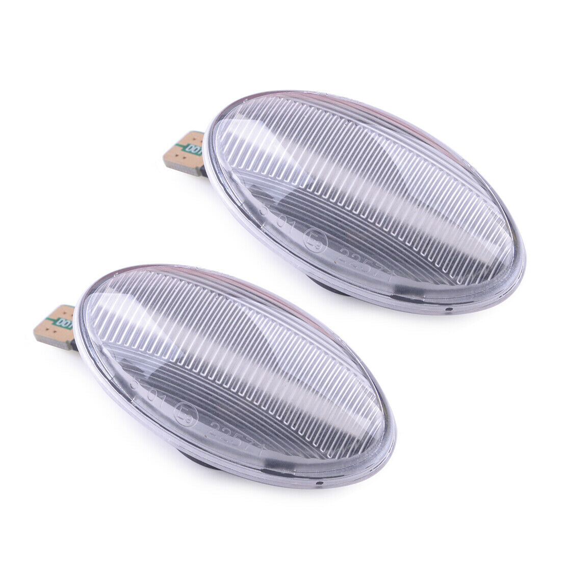 2x Clear LED Dynamic Maker Turn Signal Light fit for Mini Cooper R50 R52 R53