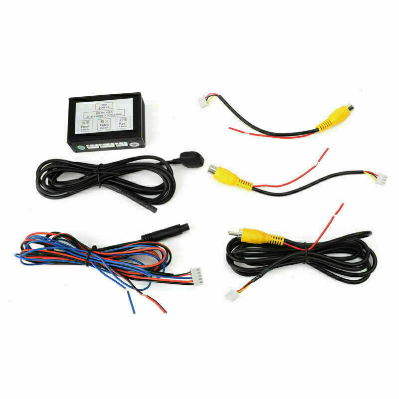 1PC Universal Car Front Rear Parking View Camera Switch 2 Channel Control Box CN