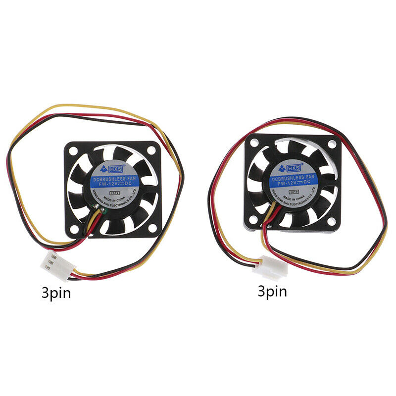 1PC 12V Mini Cooling Computer Fan - Small 40mm x 10mm DC Brushless 3-pin..l8