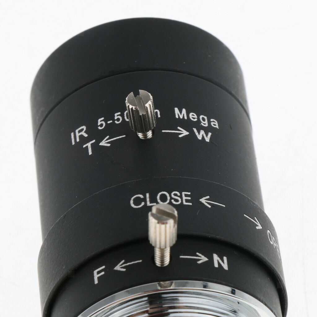 Amera Lens 5-50mm 3Megapixel Manual IRIS Varifocal Zoom  Lenses CMOS / CCD IR CS