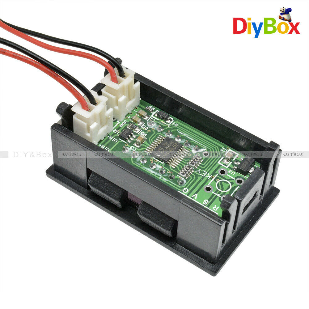 Green LED 5 Digit DC 0-4.3000-33.000VDigital Voltmeter Voltage Meter Car Panel D
