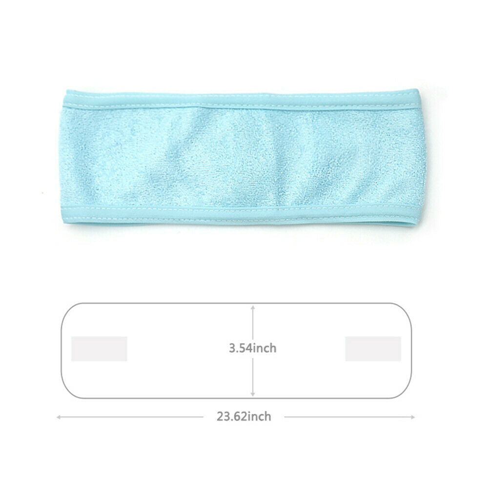 Women Bath Yoga Sport Make Up Spa Towel Hair Band Wrap Wide Headband Simple Gift