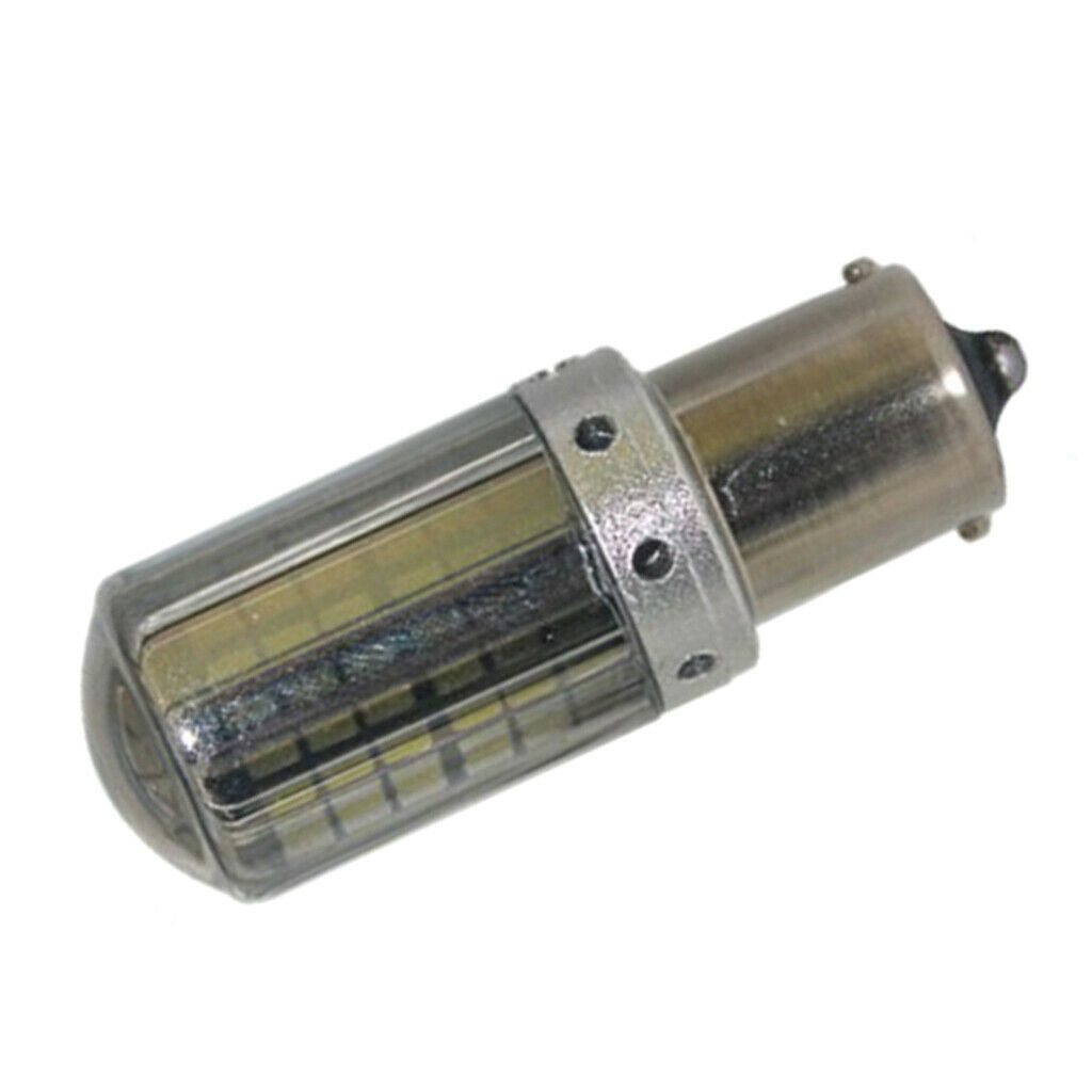 2X BAU15S 3014-144SMD Super Bright Amber LED Bulbs 21W Lamp For Brake Light