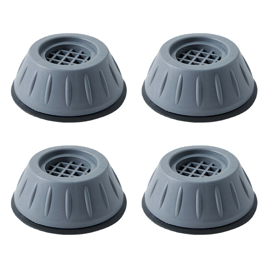 4x Anti Vibration Pads Prevent Noise Shock Absorbing Washer Dryer Feet Pad