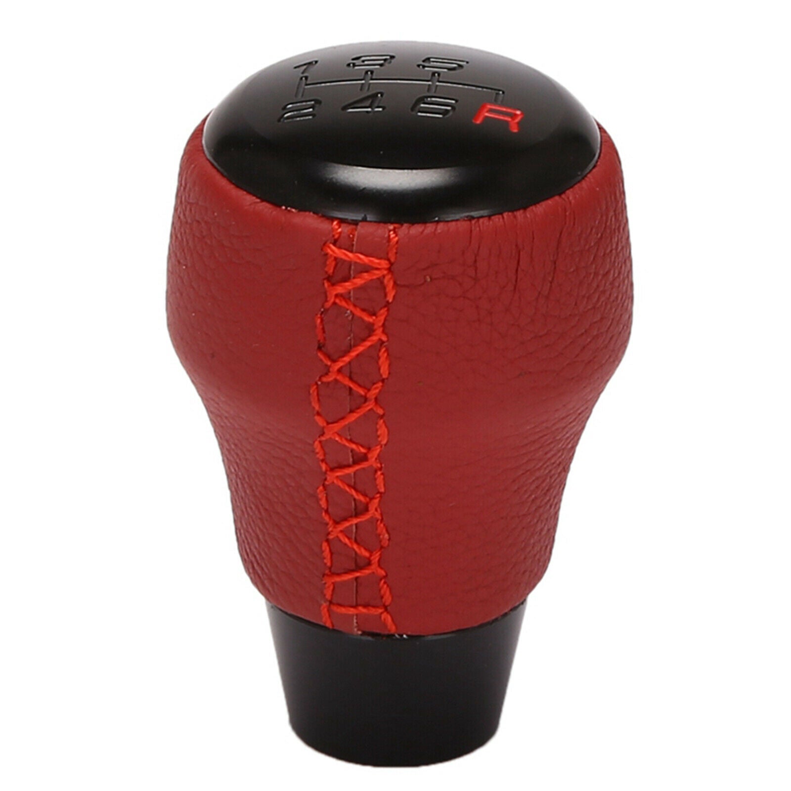 Car Gear Switch Knob Red Leather for Civic Type R 2017-2021 08U92-TEA-110