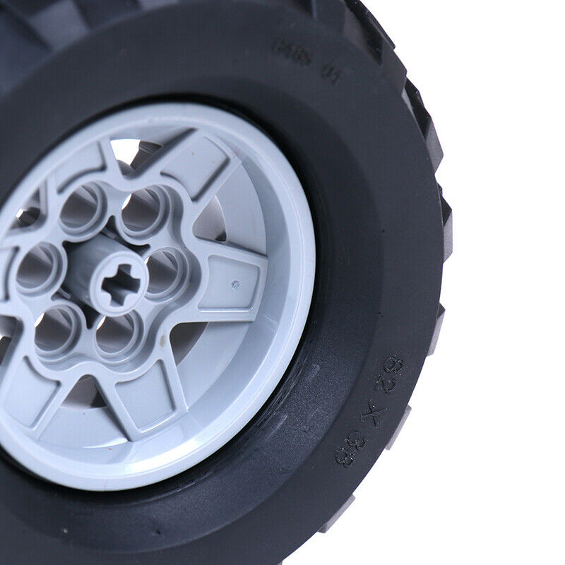 1Pcs Bricks Wheel Auto Parts 56908 45982 81.6x38 R Tire wheel DIY ToysS JdJ FT