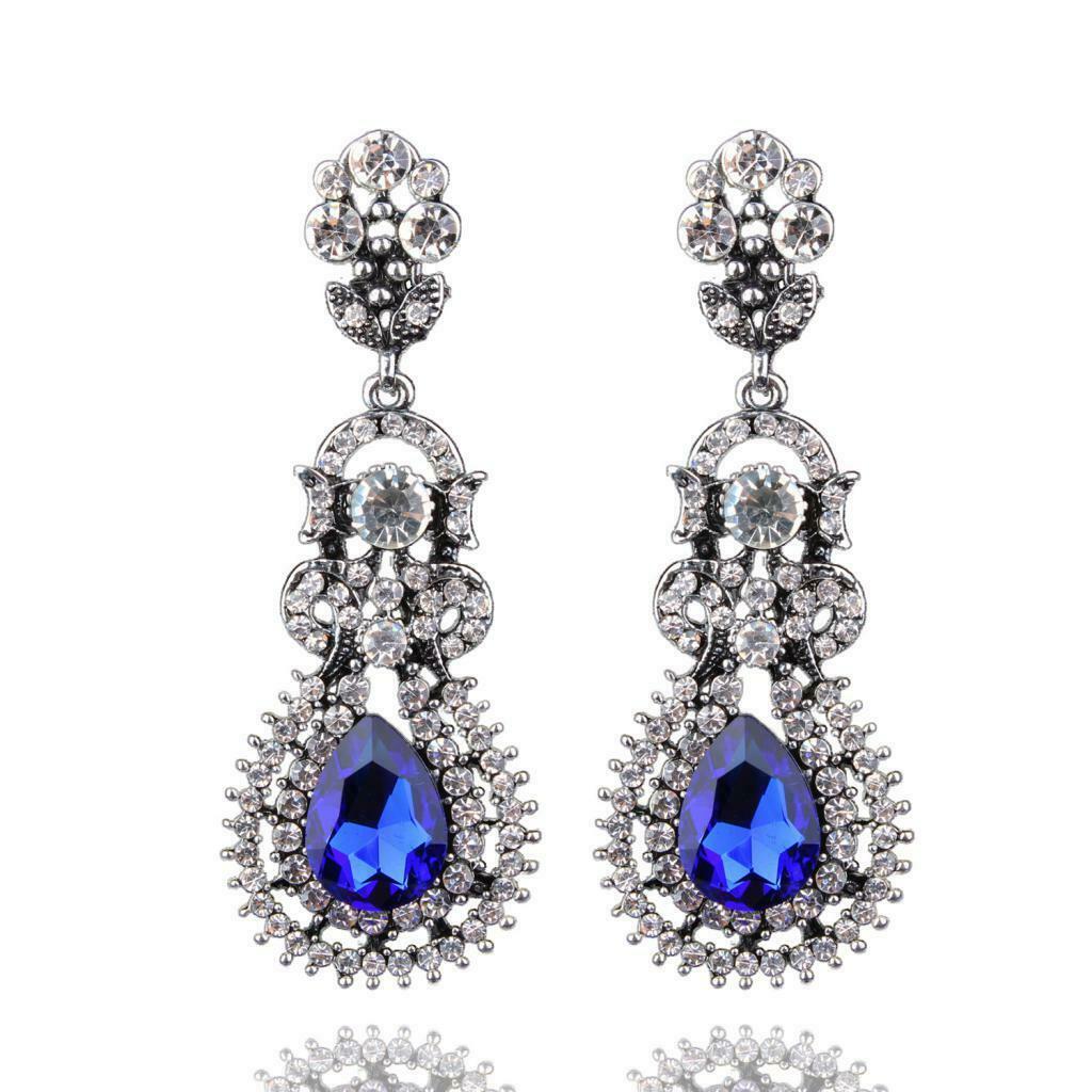 Fashion Jewellery Luxury Glitter Rhinestone Earrings Elegant Decorations