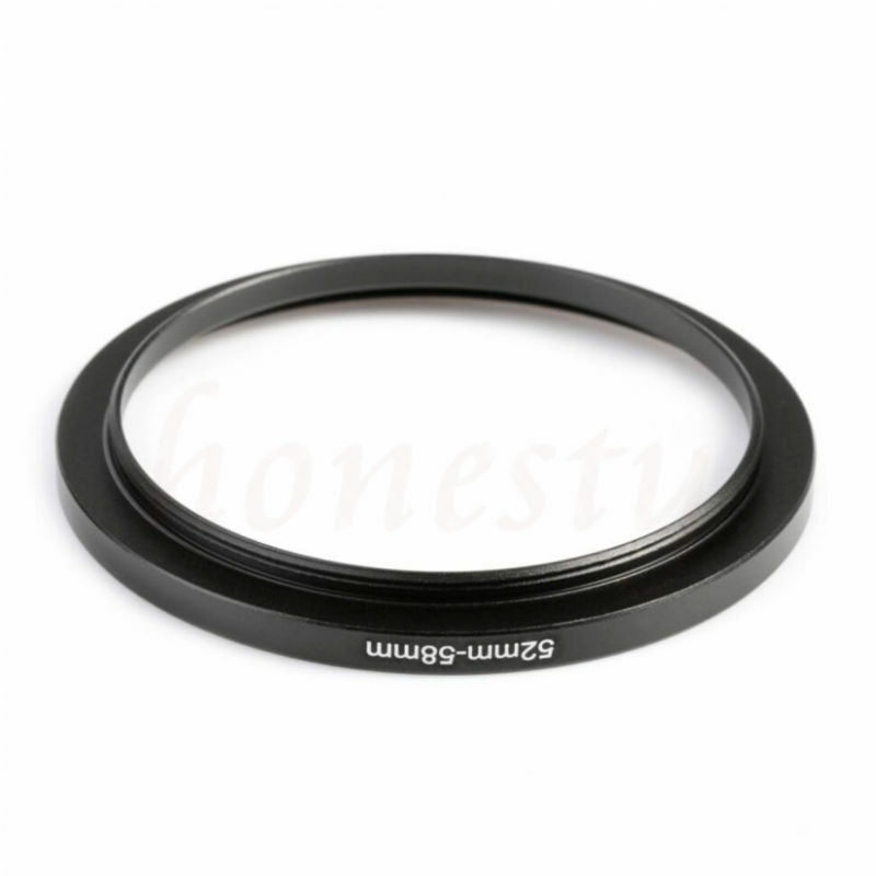 2pcs 52-58mm Step-Up Metal Adapter Filter Ring /52mm Lens to 58mm Accessory