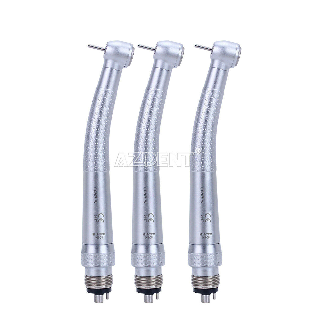 3Pc Dental Torque Head Push Type Handpiece 3 Spray Quick Coupling M4