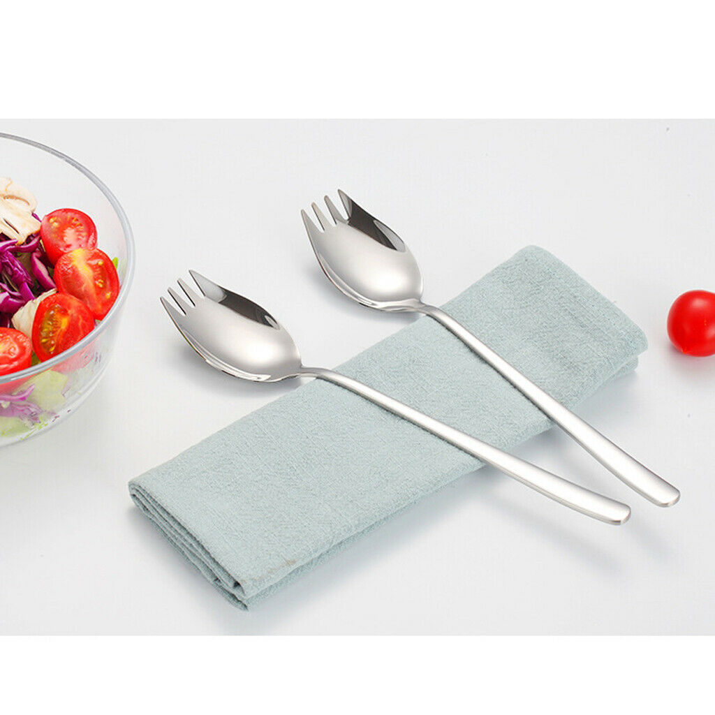 Travel Stainless Steel Spork Practical Cutlery Flatware Outdoor Utensils