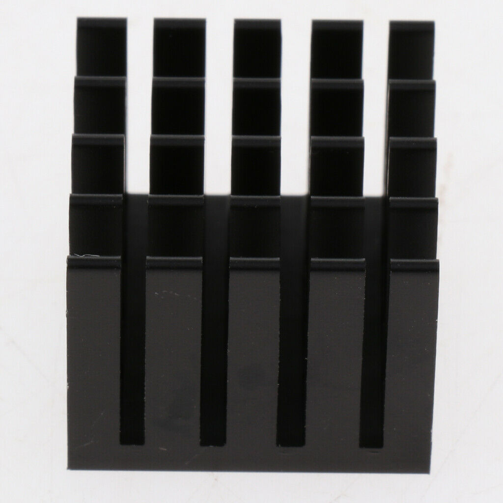 10pcs Black Aluminum Heat Sink Heatsink Module Cooler Fin for Led Amplifier