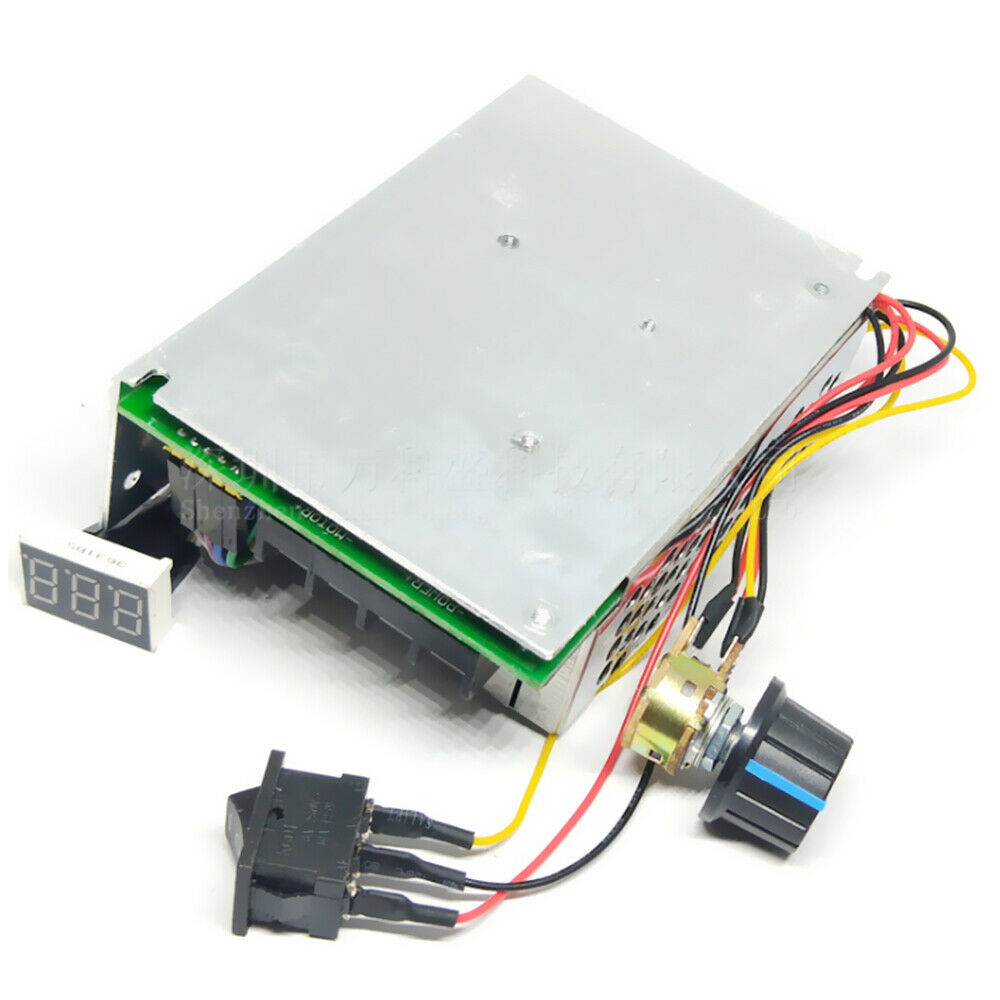 1DC Motor Speed Controller with Digital Display Scale Tachometer 40A 12V 24V 36V