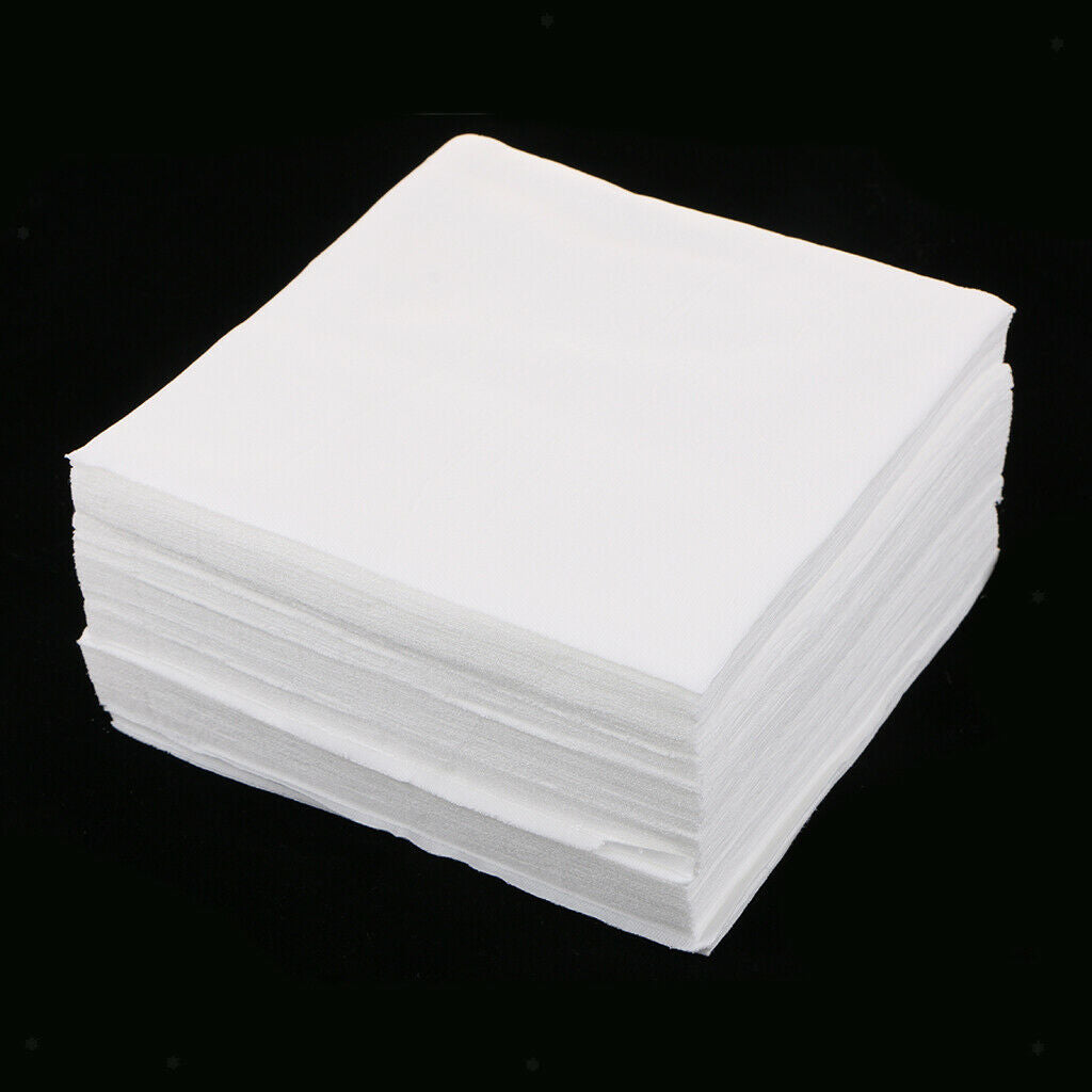 150Pcs Cleanroom Wiper Dustless Fiber Cloth White 15x15CM 6''
