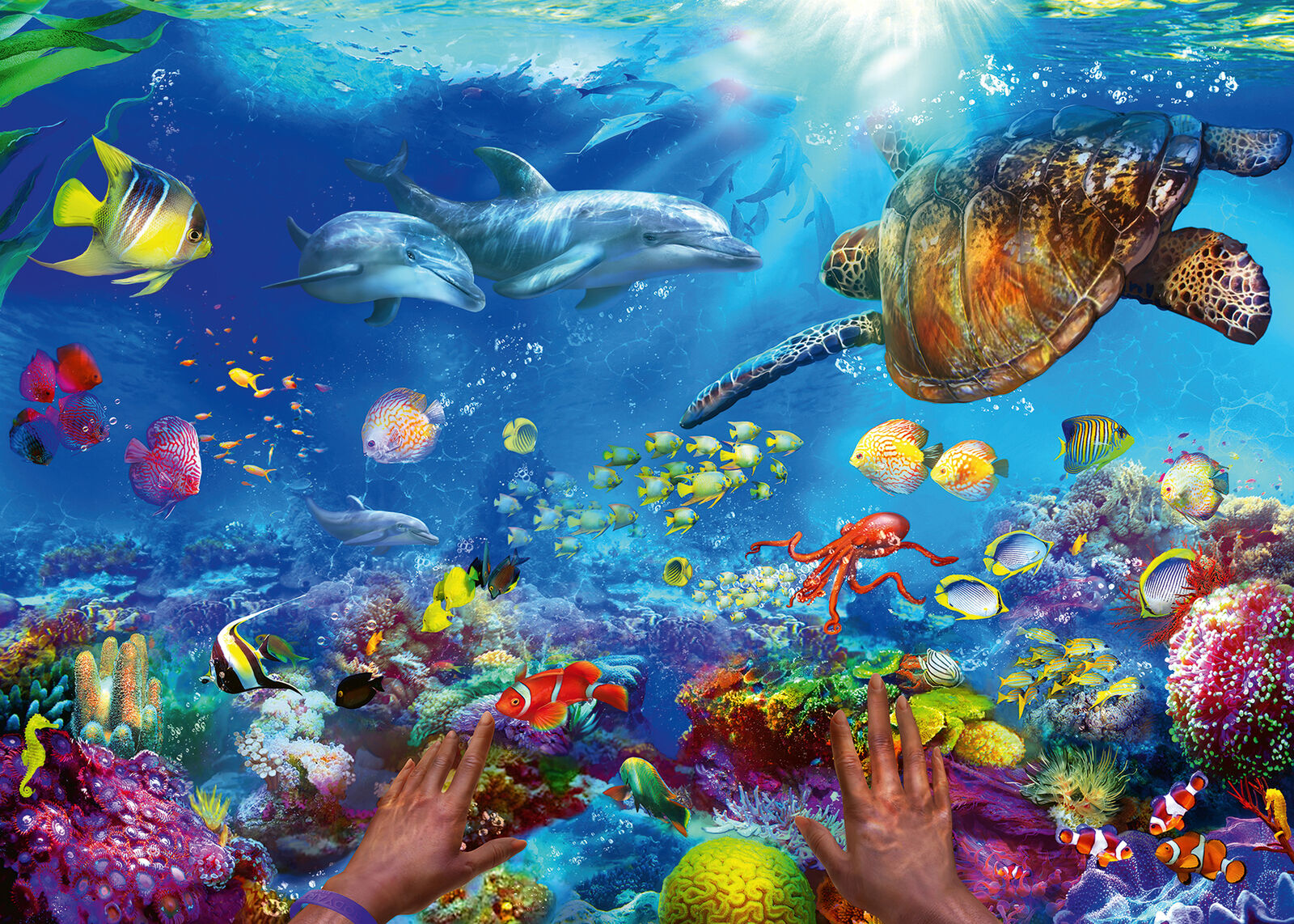 16579 Ravensburger Snorkeling Jigsaw Puzzle includes 1000 Pieces Age 12 Years+