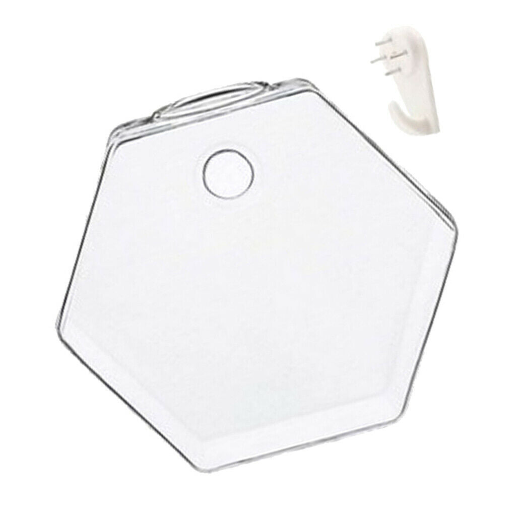 Hexagon Hanging Planters Hydroponic Pot Small Fish Tank Wall Art Decor