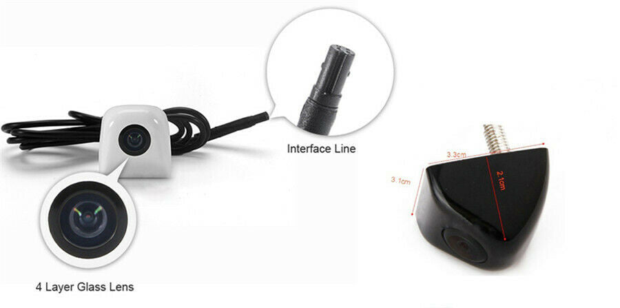 Car Reverse Backup Camera Parking Line Rear View Intelligent Dynamic Trajectory