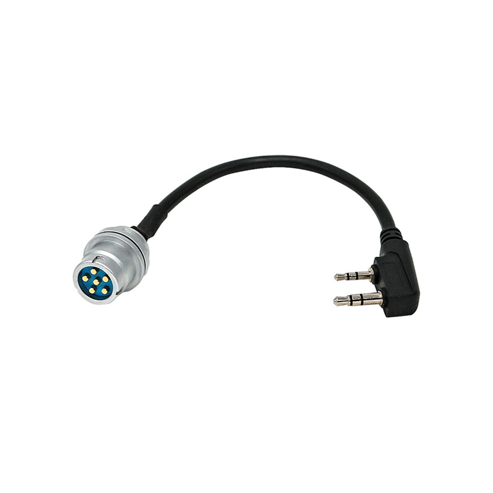 Plug to Kenwood Socket Adapter Cable for AN/PRC 148 152 152A Walkie-Talkie