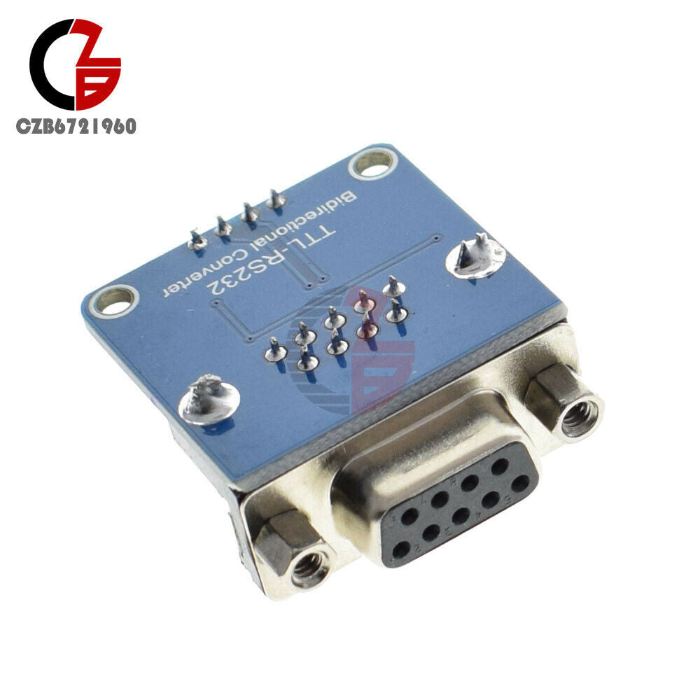 3V-5V MAX3232 RS232 Serial Port To TTL Converter Module Female DB9 TX RX VCC GND