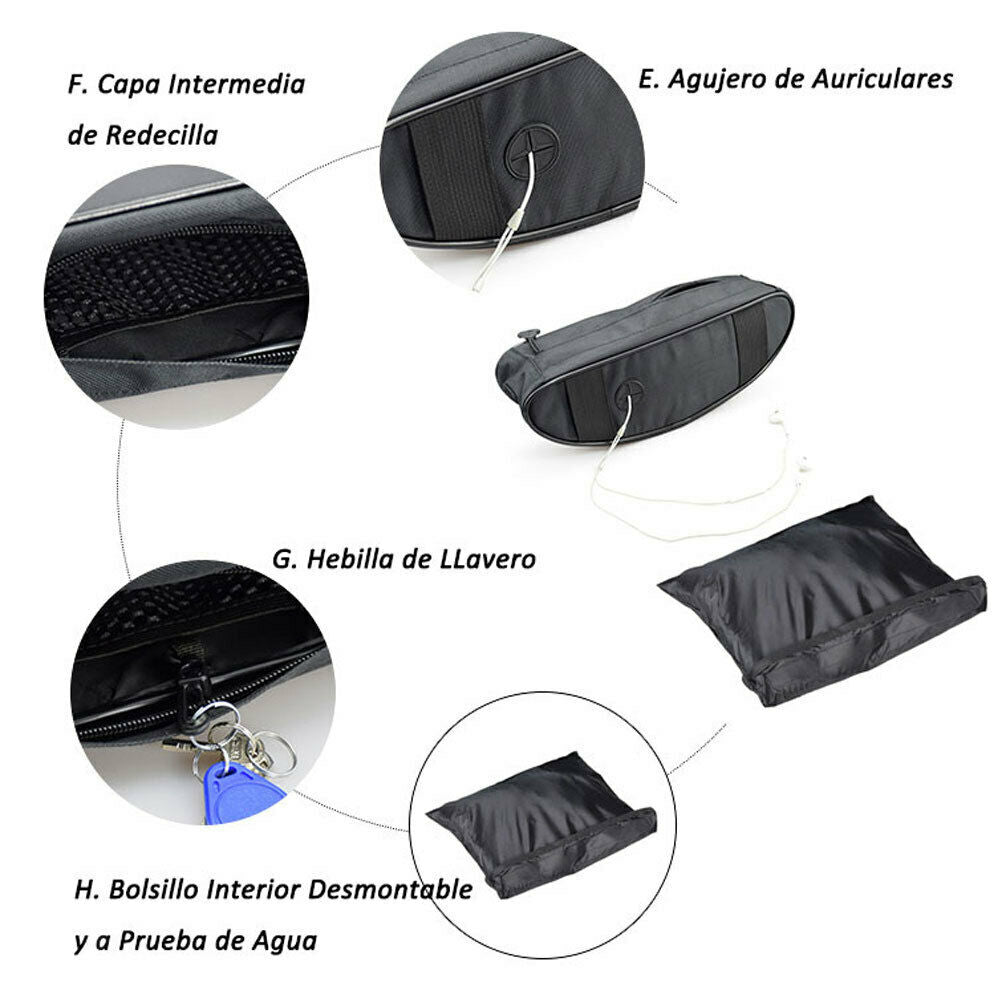 Travel Cycle Bicycle Handlebar Bag for Mountain Bikes, Motorcycle Pannier Pouch