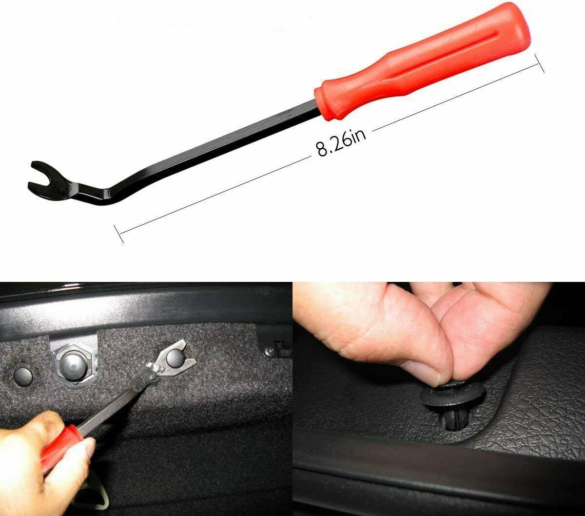 415 Pcs Plastic Rivet Bumper Push Clip + Removal Tool Fastener Fender