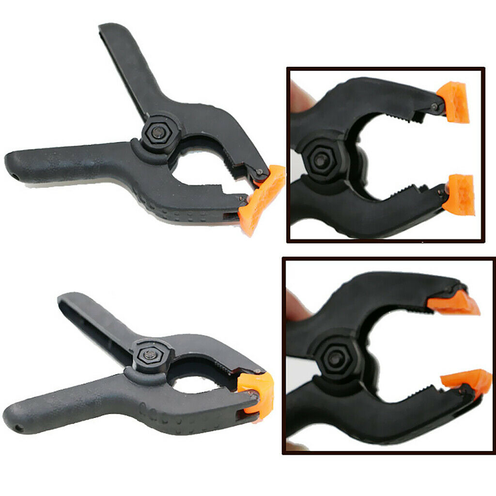 20PCS 2" Spring Clamps Large Strong Plastic Market Stall Clips Nylon Tarpaulin