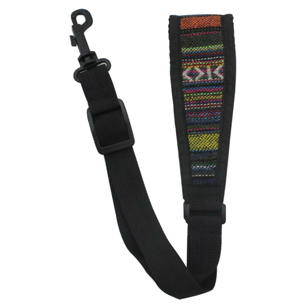 Cotton Saxophone Strap / Sling Sax Neck Belt Hook for Wood Wind Instruments