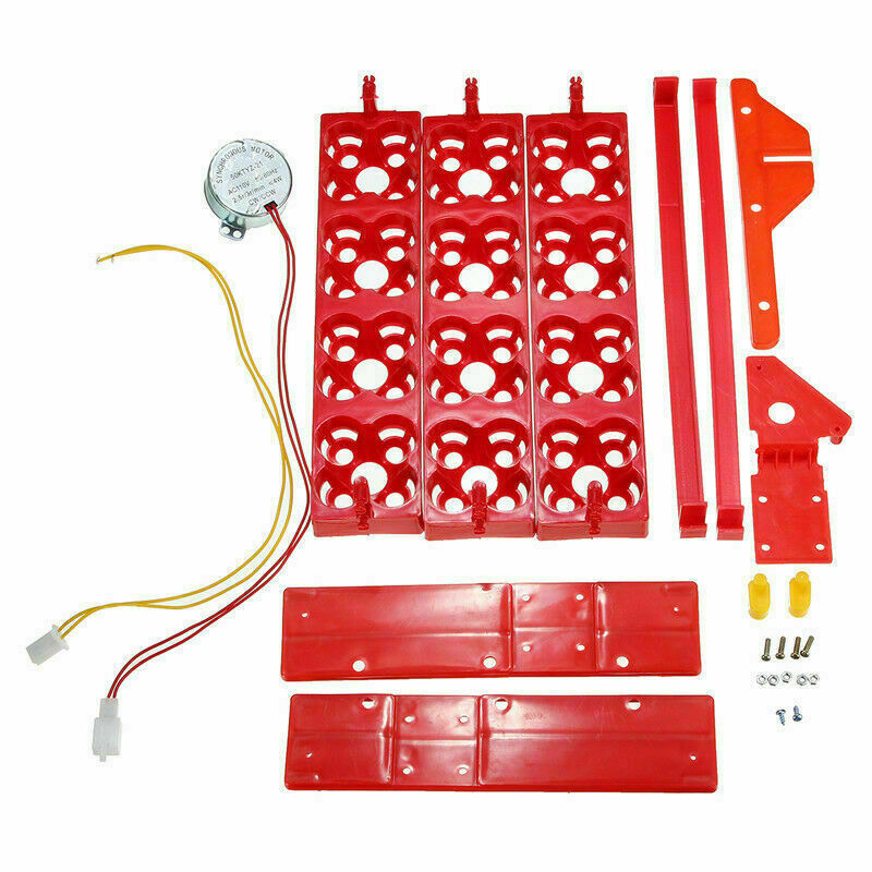 12 Chicken Eggs Turner For Automatic Quail Bird Duck Poultry Egg Incubator Tray