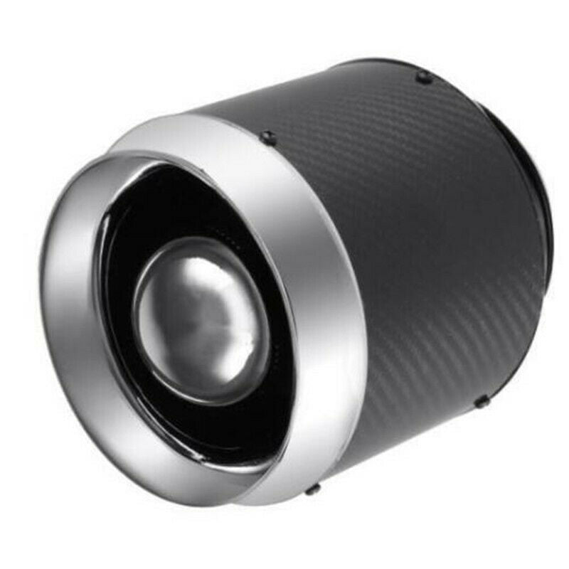 3" Inlet /5" Carbon Fiber Look Hi-Flow Air Filter For Cold Air/Short Ram Intakes