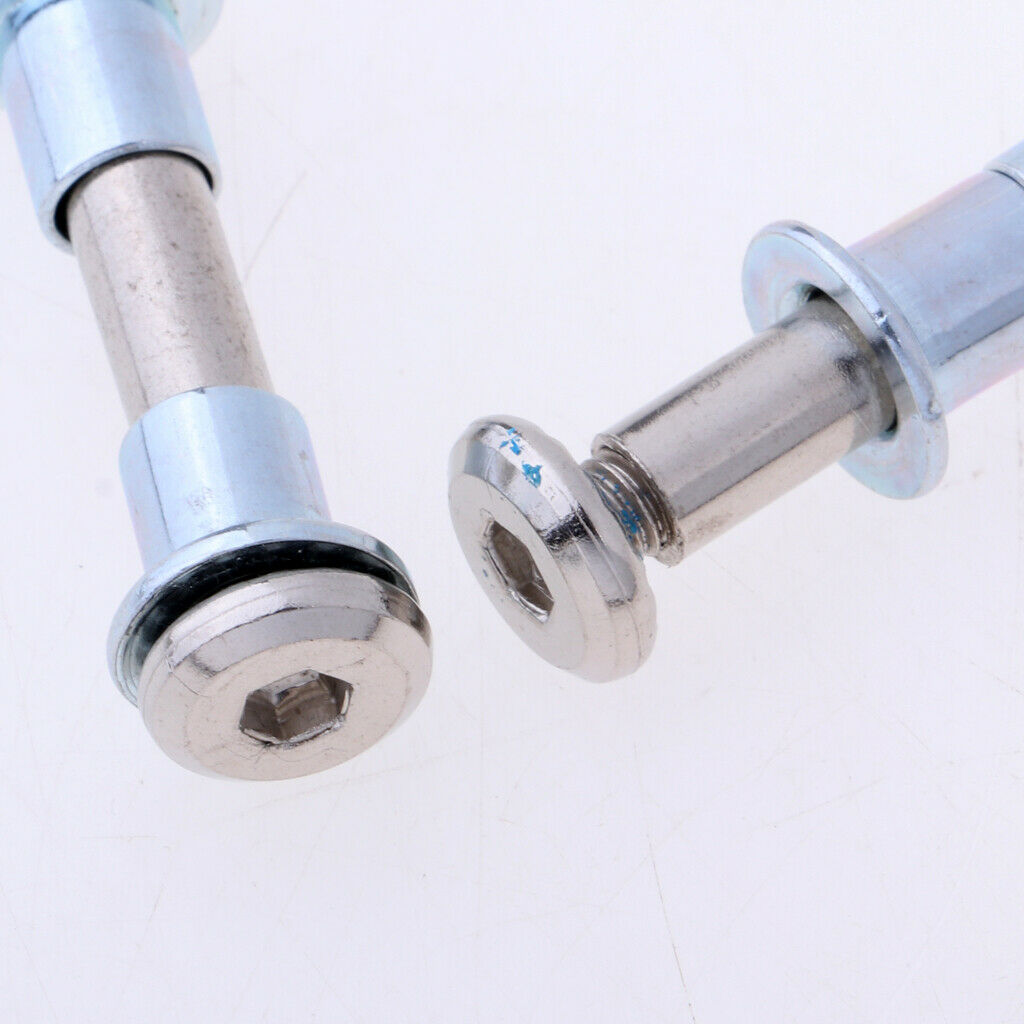Prettyia 8pcs Inline Skate Screw Roller Skate Axle Bolts with Spacers 31mm
