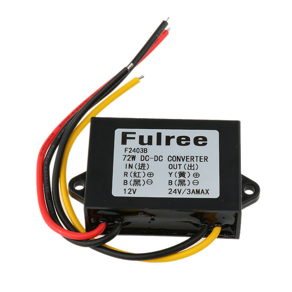 DC 12V to 24V 3A 72W step-up power supply converter regulator module