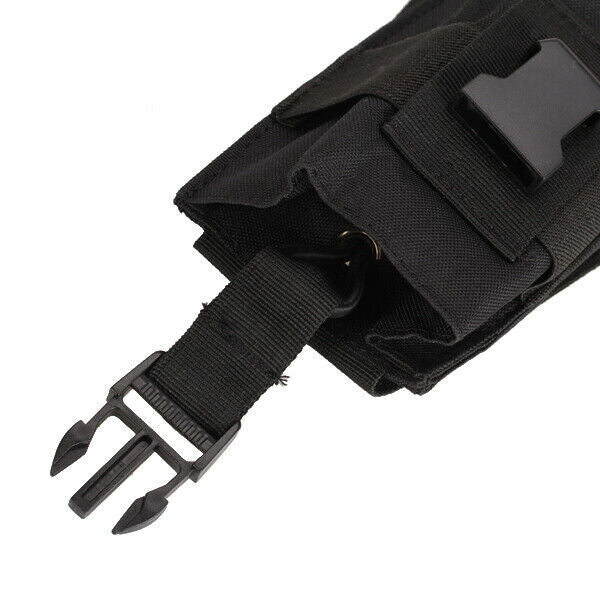 3x Waterproof Nylon PRC 148 MBITR Radio Pouch MOLLE Holder Case Black Hunting