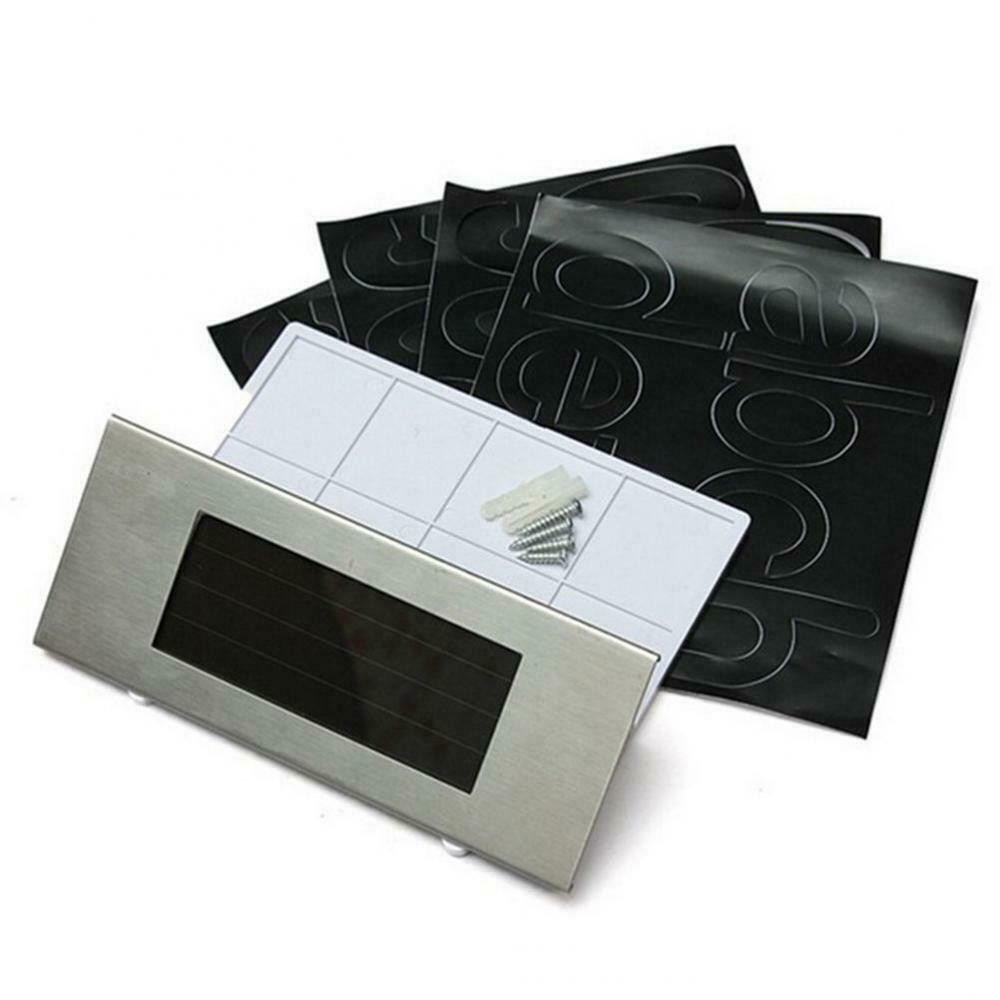 Address Number Stainless Steel Door Plate Door Lights