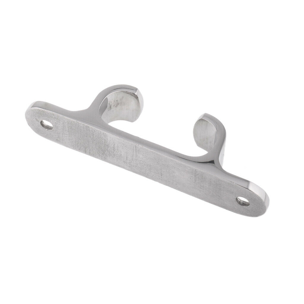 High Polished Stainless Steel 4" Boat Bow Chock Dock Deck Line Rope Cleat