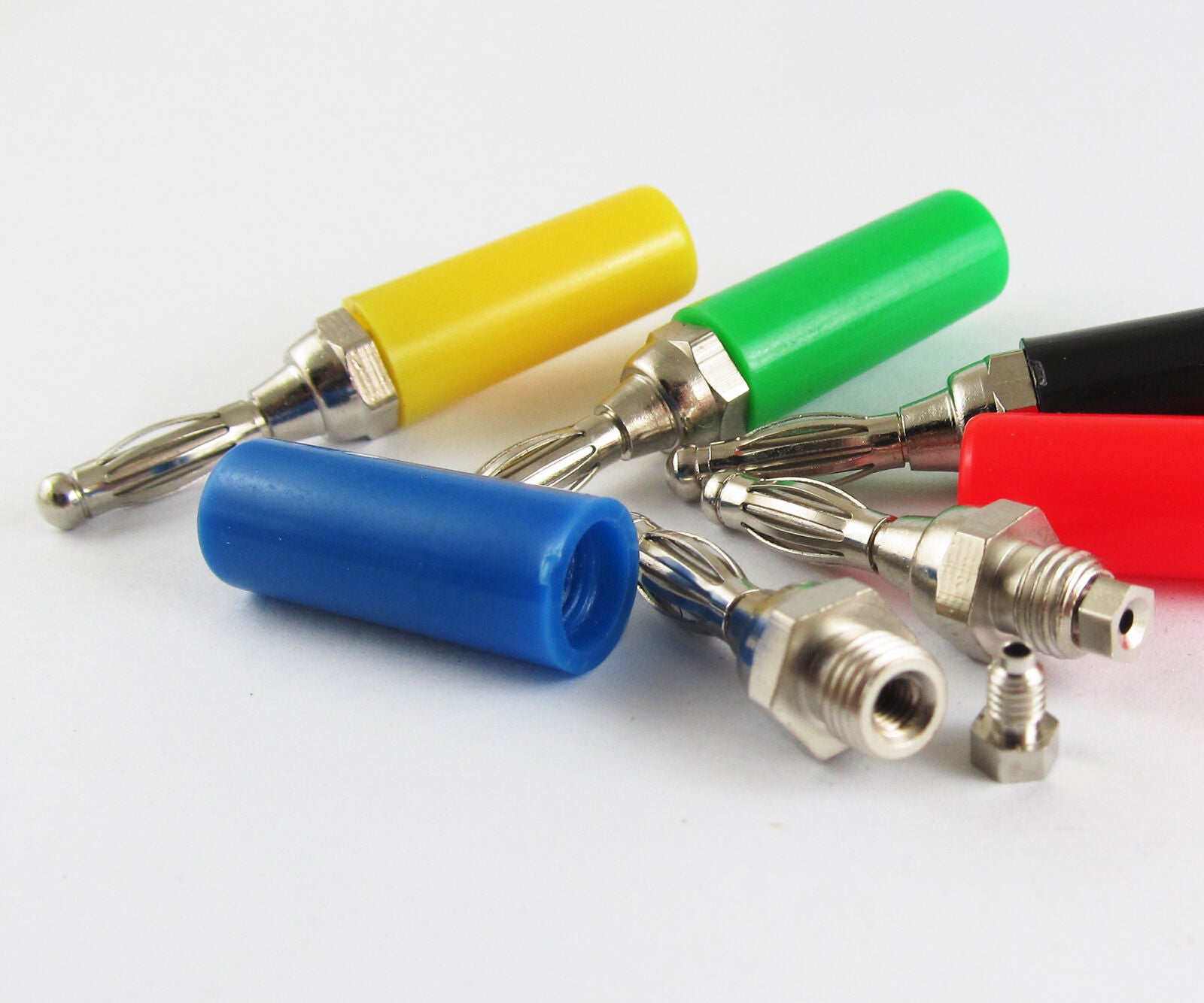 5sets 5 colors 4mm Lantern Speaker Wire Cable Banana Plug Solder & Free Solder